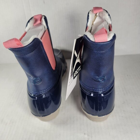 Arctix Women Mckenezie Navy & Pink Waterproof Winter Duck Boots Size US 5 - Picture 3 of 7